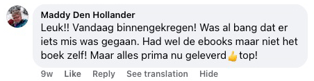 Reactie van lezer