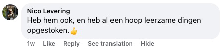 Reactie van lezer