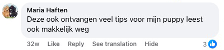 Reactie van lezer